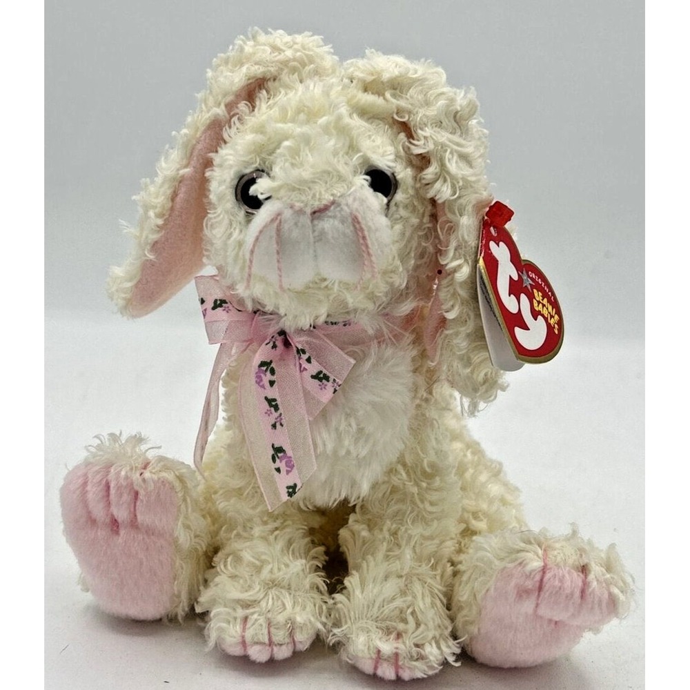 2004 Ty Beanie Baby "Marshmallow" Retired Bunny Rabbit BB10
